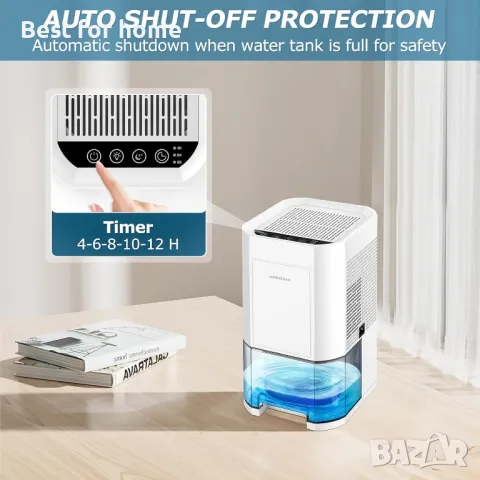 Влагоабсорбатор/влагоуловител Boohenka 1,2 литра, снимка 3 - Влагоабсорбатори и влагоуловители - 47728915