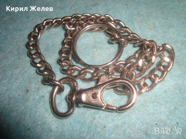 ЗДРАВ СТОМАНЕН СИНДЖИР КЮСТЕК за ДЖОБЕН ЧАСОВНИК ЛАНЕЦ НИКЕЛИРАНА НЕРЪЖДАЕМА СТОМАНА 77665, снимка 5 - Колиета, медальони, синджири - 35322566