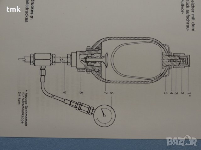 Хидроакумулатор BOSCH 1L, снимка 10 - Резервни части за машини - 30262796