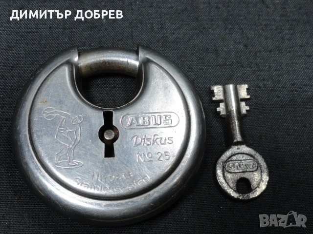СТАР РЕТРО КАТИНАР С КЛЮЧ ABUS DISCUS GERMANY