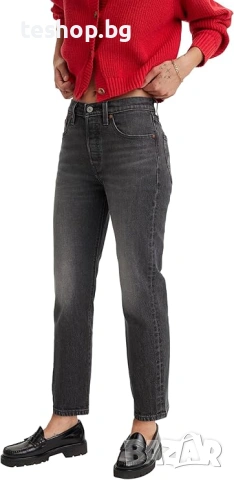 Дамски дънки Levi’s 501 Crop, снимка 4 - Дънки - 54021566