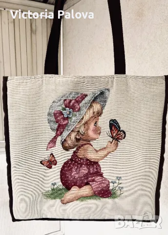 Голяма  дизайнерска чанта шопър