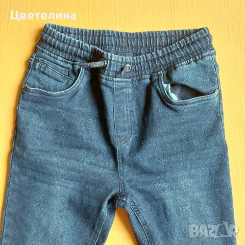 Ватирани дънки за момче 164 р-р, снимка 3 - Детски панталони и дънки - 52186325