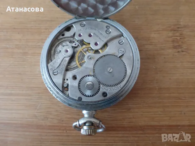 Швейцарски джобен часовник Мovado Сhronometre 1920 г, снимка 13 - Антикварни и старинни предмети - 48723205