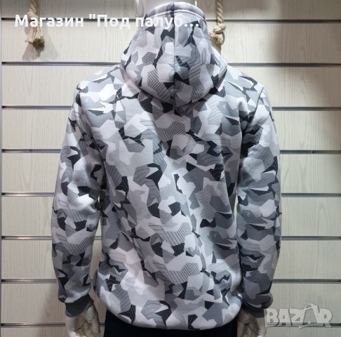 Нов мъжки камуфлажен суичър с качулка, снимка 10 - Суичъри - 30201286