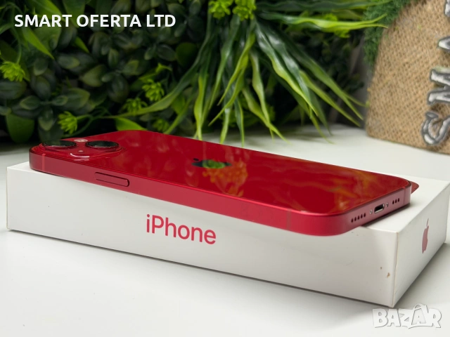 ! ТоП ! iPhone 13 128GB 100% батерия Red Гаранция 39722, снимка 2 - Apple iPhone - 54272030