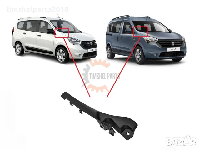 Панел под челното стъкло Dacia Dokker, Lodgy 2012 - Пасажерска Страна