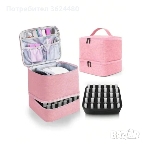 Органайзер за маникюр с отделение за лампа 4769