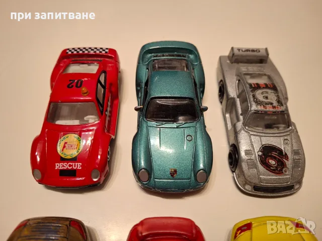 Метални Porsche, 1/ 58- 1/64, 6 броя., снимка 3 - Колекции - 46412143