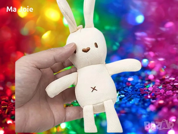 🎀🐰 **Мило Бяло Зайче - Вашият Перфектен Подарък! ** 🐰🎀 плюшена играчка, снимка 2 - Плюшени играчки - 52354784