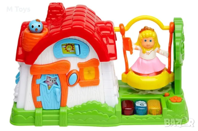 Музикална играчка Vitamina G - къща с принцеса 