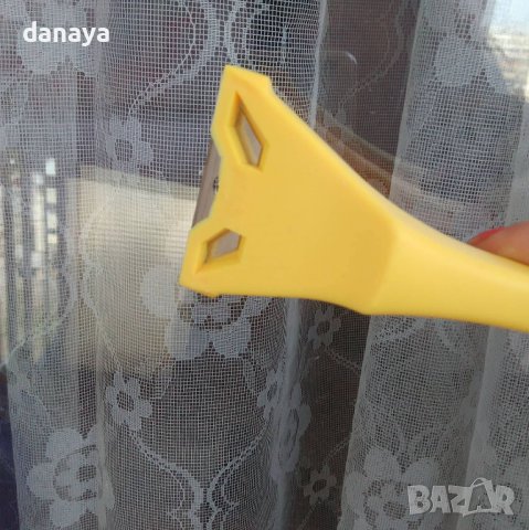 330 Стъргалка за винетки стикери сваляне на стара боя от стъкла плочки, снимка 3 - Мопове, кофи, четки и метли - 36656477