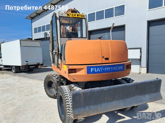 Употребяван ротационен колесен багер FIAT-HITACHI FH85 W