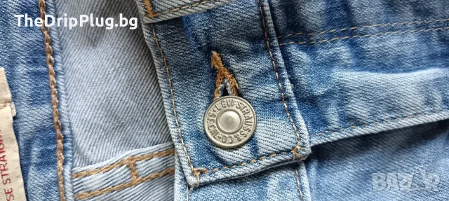 Levis 724 high rise straight дамски дънки размер 27 сини, снимка 5 - Дънки - 55768130