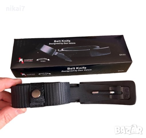 тактически колан+скрит нож в токата неръждаема стомана DanValois132cM, снимка 8 - Колани - 42072931