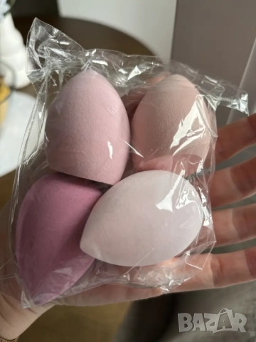 Комплект от 4 бр. тампони за нанасяне на грим , снимка 5 - Комплекти и лотове - 51802229