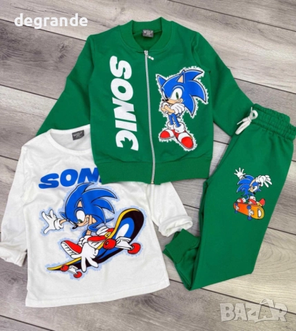Детски екип със Соник за 7 8 годишно