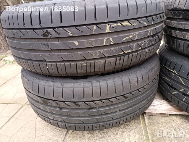 Лети джанти 17ки 5х108 Peugeot + летни гуми 215/55/17 Rotalla, снимка 12 - Гуми и джанти - 52816180