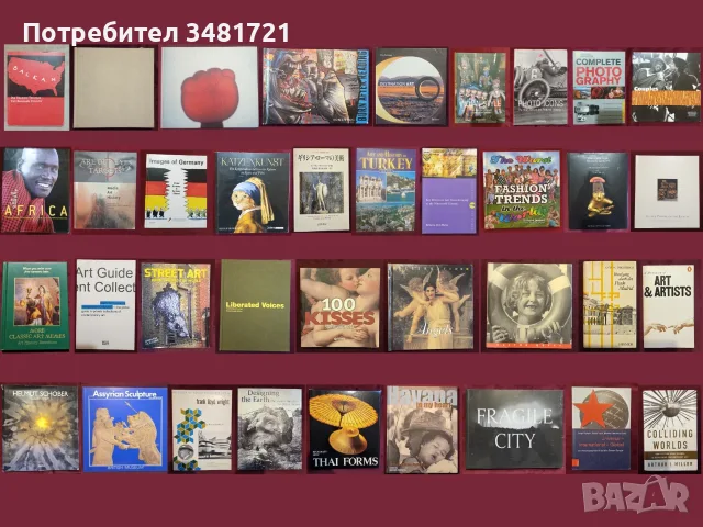 Фотография, изложби, изкуство, мода - 38 книги
