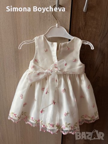 Официална  детска рокля 6м., снимка 2 - Детски рокли и поли - 40857481