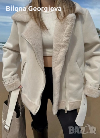 Дамско мекичко палто