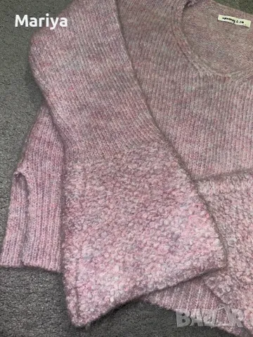 Пуловер в розово, снимка 4 - Блузи с дълъг ръкав и пуловери - 48489584