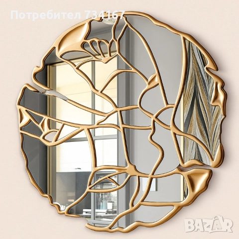 Дизайнерско луксозно огледало, снимка 7 - Огледала - 51750679