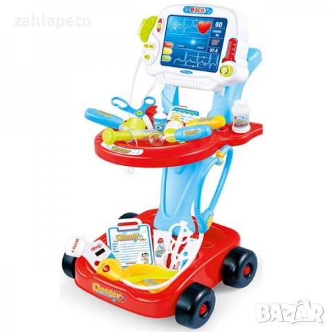 Докторски комплект на батерии с ЕКГ , снимка 2 - Образователни игри - 38769945