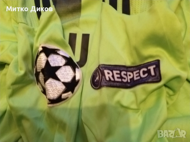 Челси футболна тениска маркова на Адидас №8 Франк Лампард с баджове Шамп. Лига дълъг ръкав размер С, снимка 4 - Футбол - 51556185