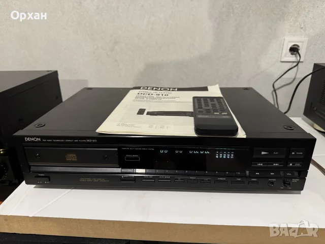 Продава се: Висок клас CD плеър Denon DCD-910 с дистанционно и книжка, снимка 2 - MP3 и MP4 плеъри - 56154938