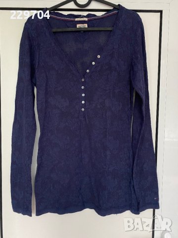 Дамска дантелена блузка Tommy Hilfiger, снимка 1 - Блузи с дълъг ръкав и пуловери - 42355153