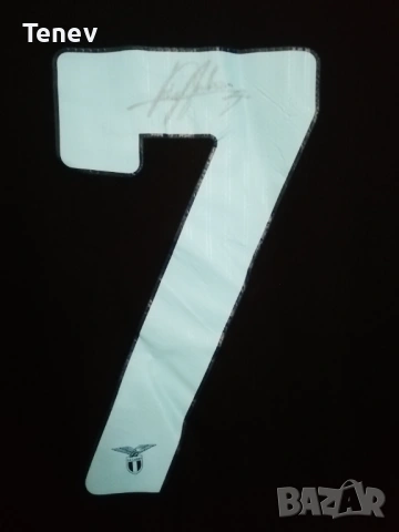 Lazio Anderson мачова оригинална фланелка тениска с автограф Лацио Macron , снимка 5 - Тениски - 42260942