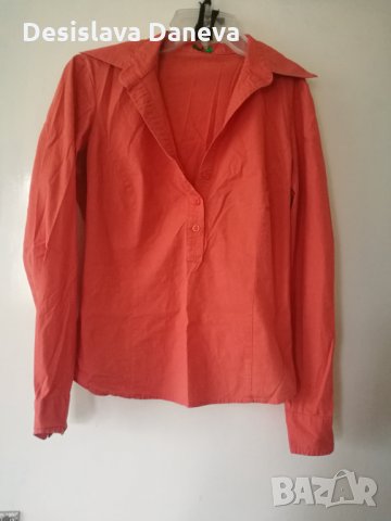 Запазени маркови дамски ризи - Zara Basic, H&M, United Colors of Benetton, снимка 1