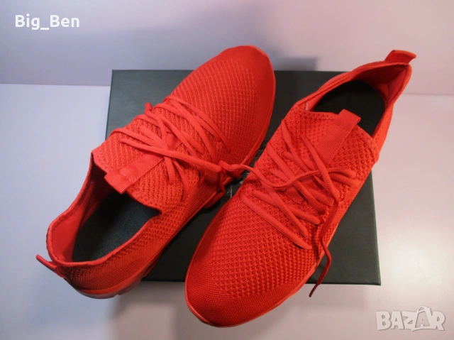 Нови Червени Маратонки - 48 Номер, снимка 3 - Маратонки - 53310687