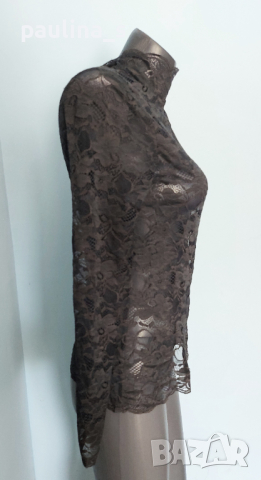 Два различни броя / Дантелена еластична блуза "Neo noir" и "LMTD" / дантела, лукс категория , снимка 5 - Корсети, бюстиета, топове - 36575209