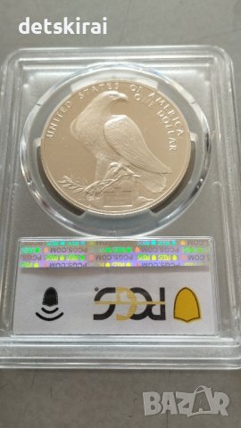 сребърен долар 1984-S PR69DCAM Olympic eagle