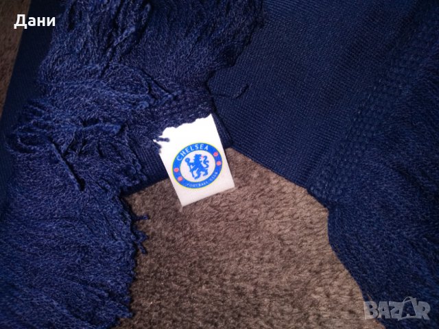  Шал Chelsea FC football Scarf Rare Exclusive VIP - Navy Blue , снимка 6 - Фен артикули - 29536376