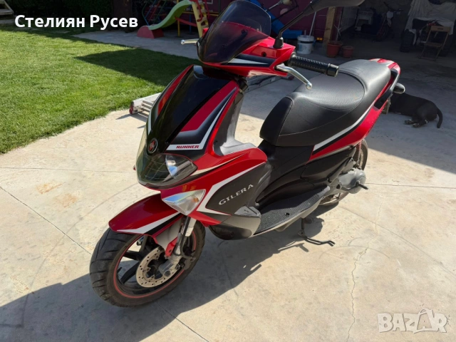 скутер мотопед gilera runner c46 sport 49 кубика / 2 тактов / водно охлаждане -цена 1 250 евро, БЕЗ , снимка 2 - Мотоциклети и мототехника - 54304662