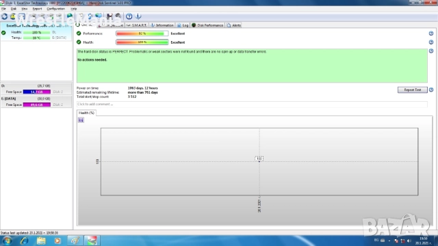 14 броя Тествани и Работещи Хард Дискове ATA 160GB/80GB/40GB/30GB, снимка 12 - Твърди дискове - 51705564