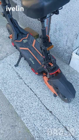 Електрическа тротинетка KuKirin G3 Pro – 48V 1200W x2 , снимка 7 - Велосипеди - 53139430