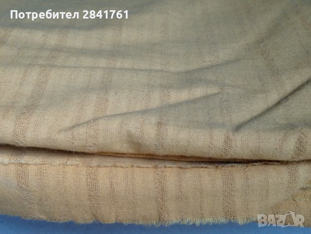 Памучен плат с кенарени ивици, снимка 6 - Платове и дамаски - 42671846