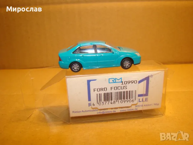 RIETZE H0 1/87 FORD FOCUS МОДЕЛ КОЛИЧКА ИГРАЧКА, снимка 3 - Колекции - 48975022