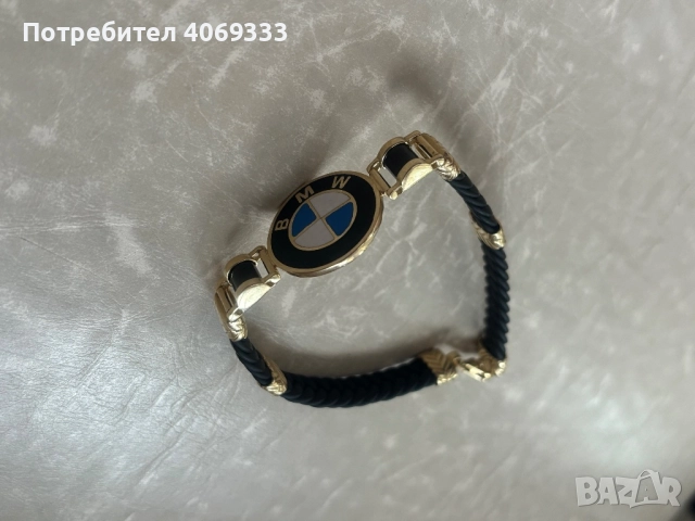 Златна гривна BMW  14к нова, снимка 11 - Пръстени - 49876598