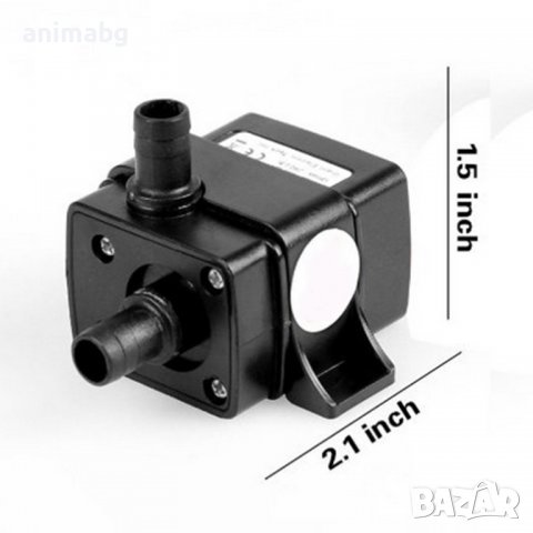 ANIMABG Тиха безчеткова водна помпа 240L/H, 12V