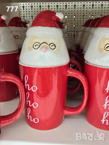 коледни чаши с капак 810 мл, снимка 2 - Чаши - 48092706