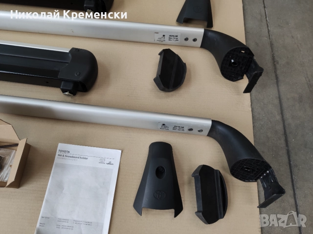 Оригинални напречни греди и ски багажник за Toyota RAV4 HA30, снимка 3 - Аксесоари и консумативи - 51870167