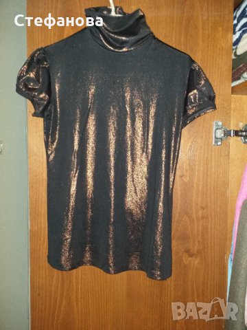 Блестящо поло С/М/Л, снимка 3 - Корсети, бюстиета, топове - 31211926