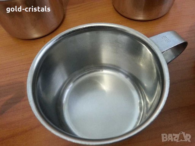 Стара българска алпака чаши, снимка 3 - Антикварни и старинни предмети - 31237753