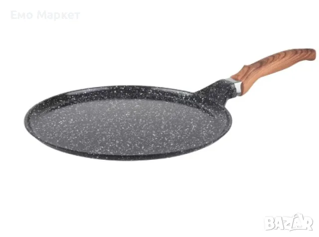 Тиган за палачинки Goldmann GM-1124, 24 / 28см., Лят алуминий, Керамично покритие., Индукция, снимка 4 - Съдове за готвене - 49411734