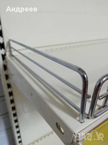 Ограничител за метален рафт /полица/ с дължина 1м., снимка 5 - Оборудване за магазин - 30046291